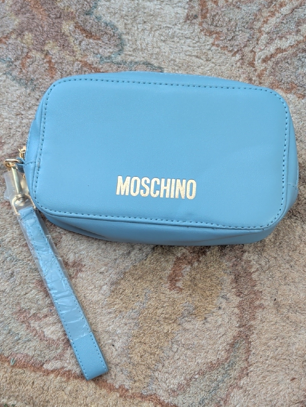 Moschino Light Blue China Airlines Wristlet